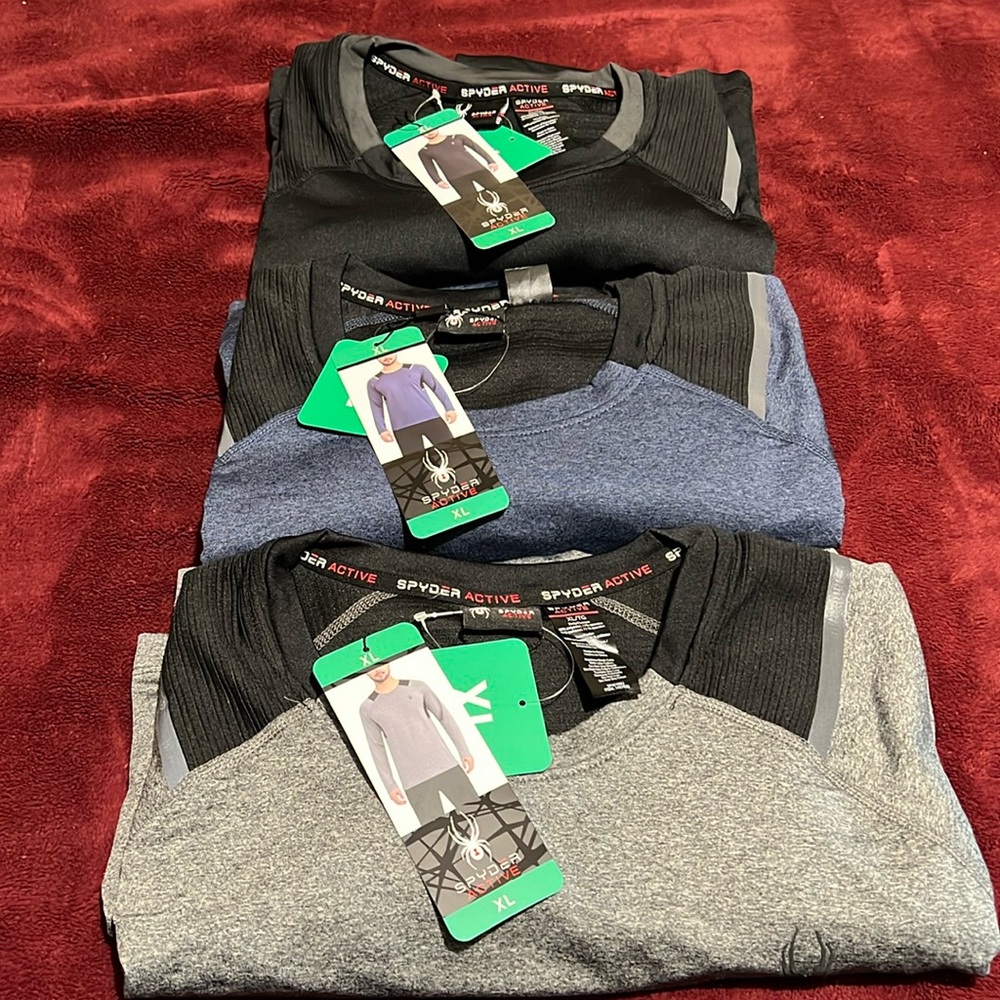 NWT 3-Spyder Active Long Sleeve Shirt